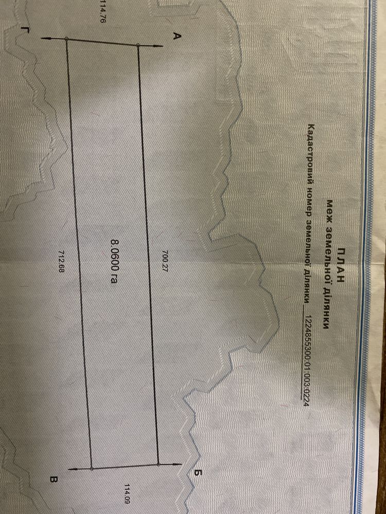 Продам земельну ділянку